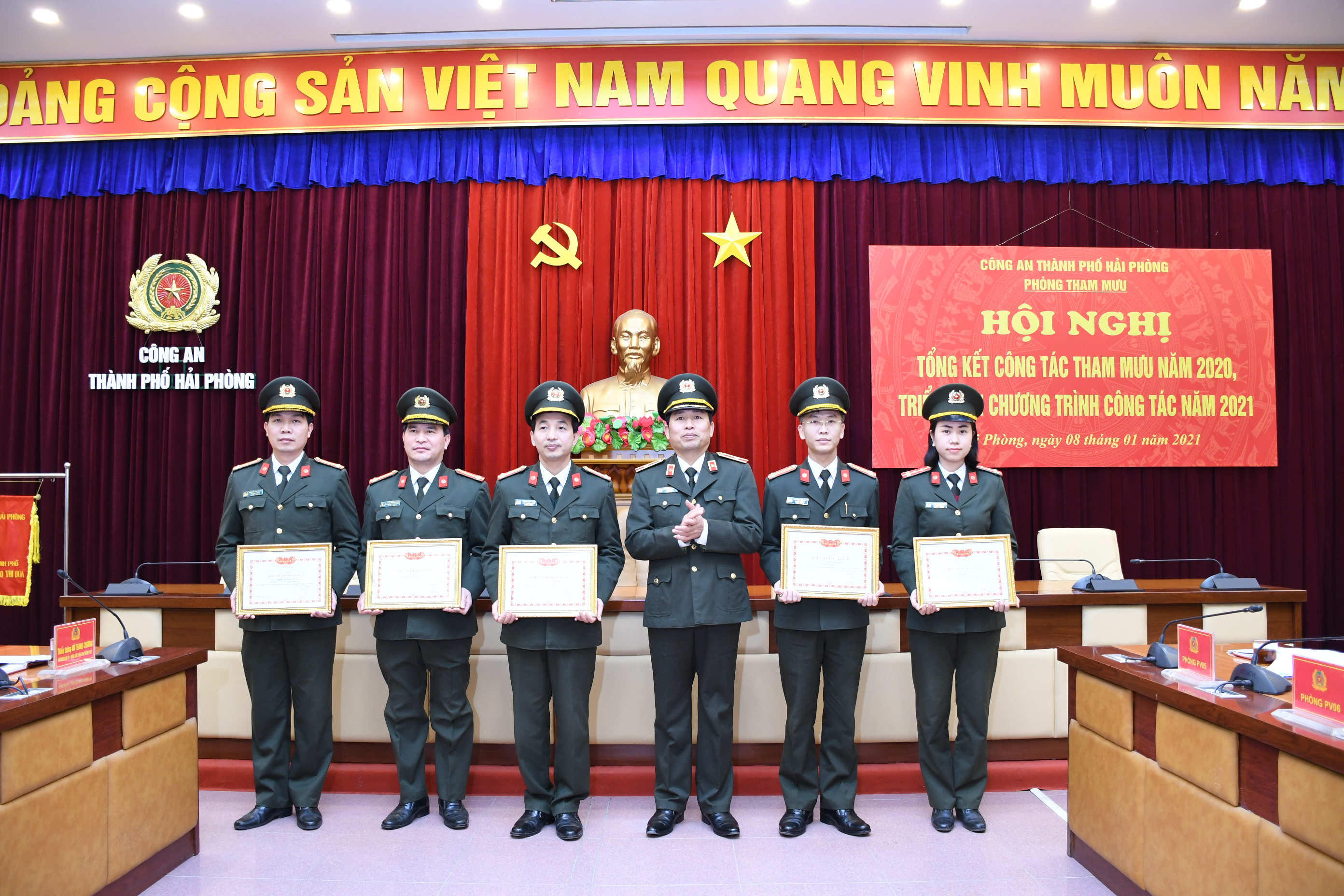 Phòng Tham mưu CATP: Triển khai chương trình công tác với 6 nhiệm vụ trọng tâm năm 2021